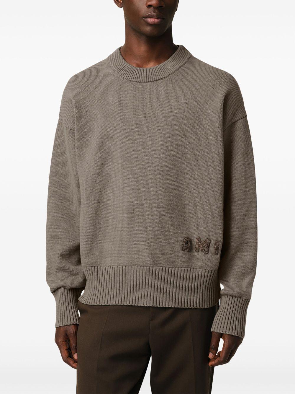 Product photo 4 for product AMI Embroidered Sweater