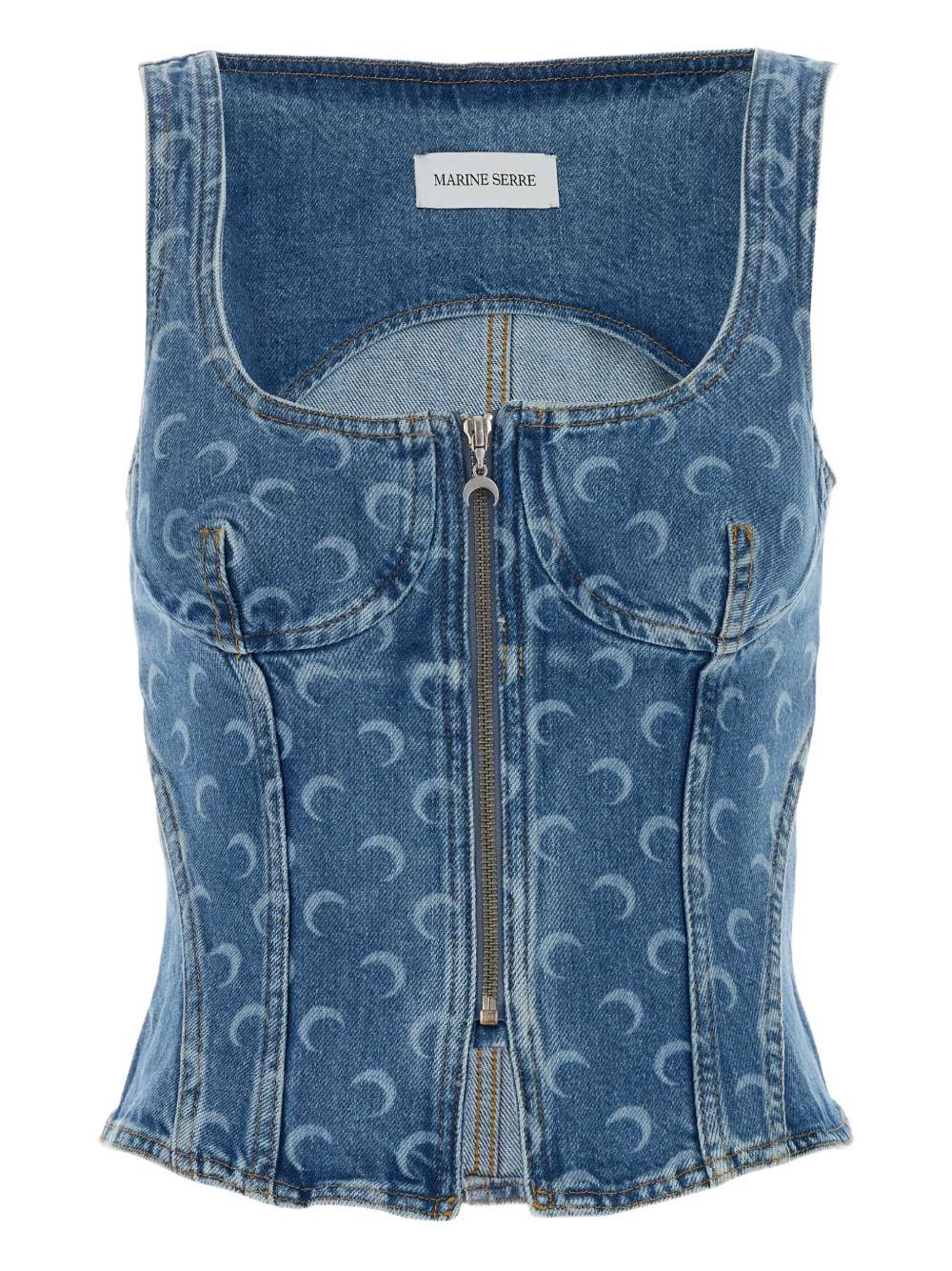 Product image of Regenerated Denim Bustier
