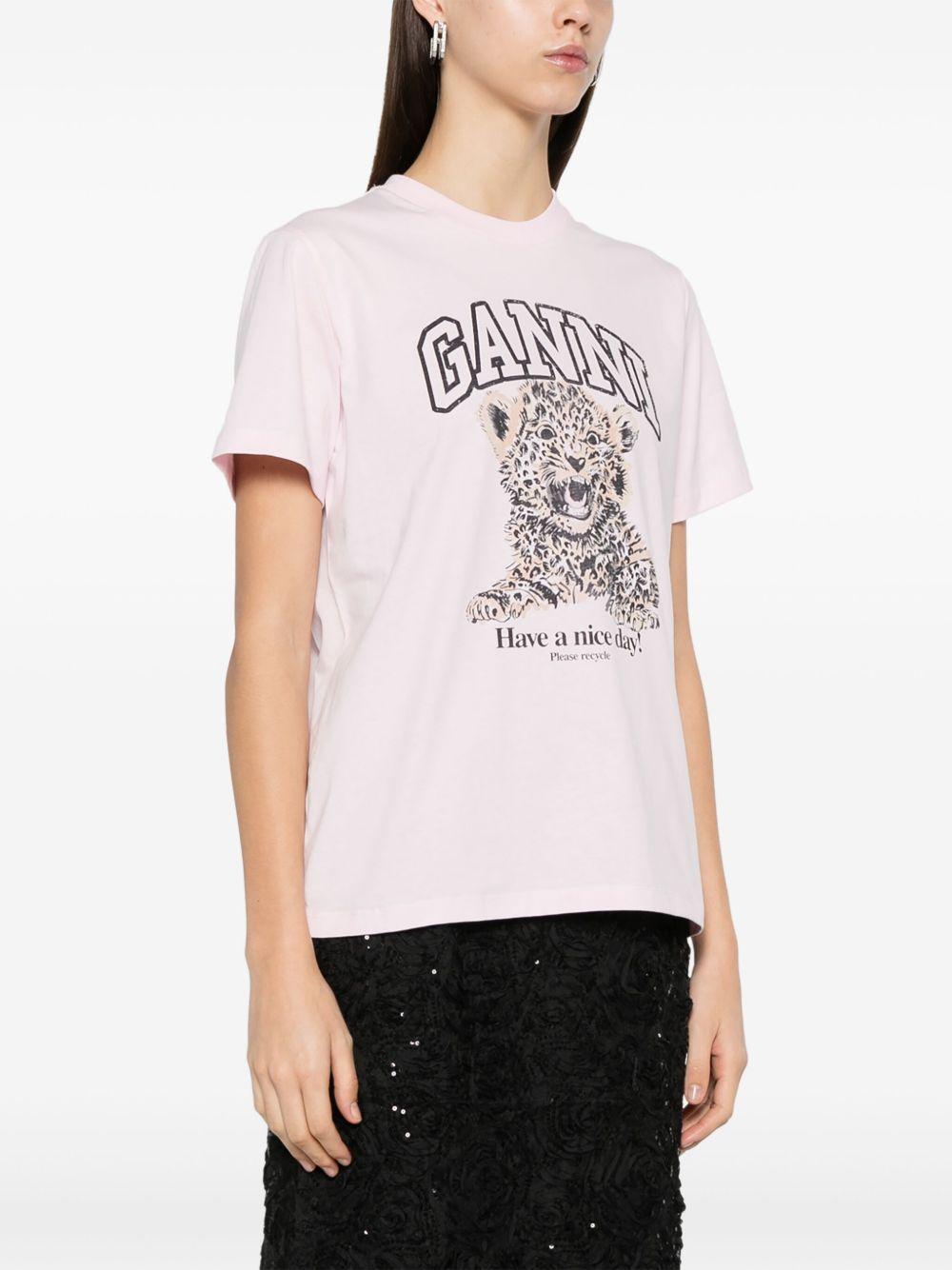 Product image of Basic Jersey Leopard Relaxed T-shirt