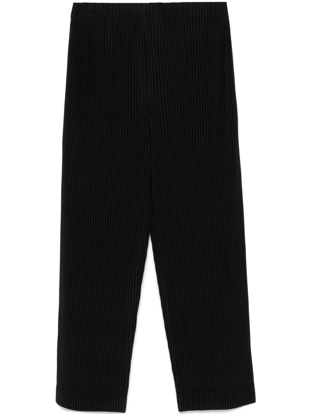 Product image of Pleated Stragiht Wide Trouser