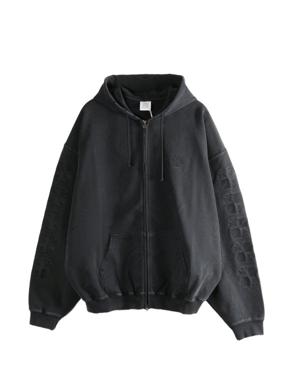 Product image of Embroidered Biker Cross Hoodie