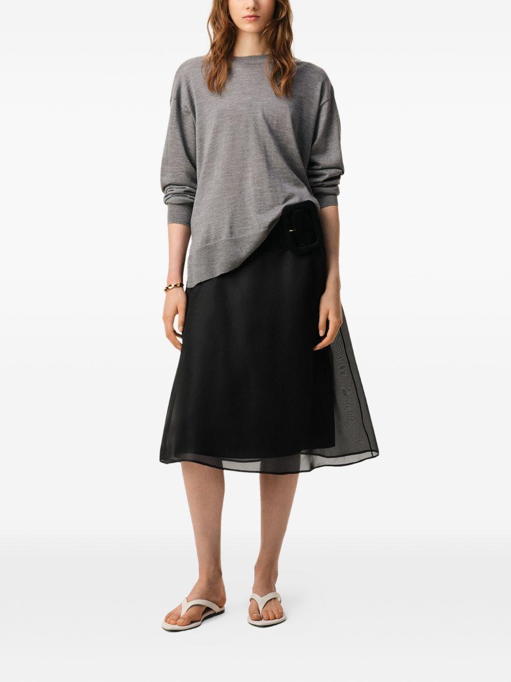 Product photo 2 for product Midi Sheer Trapeze Skirt