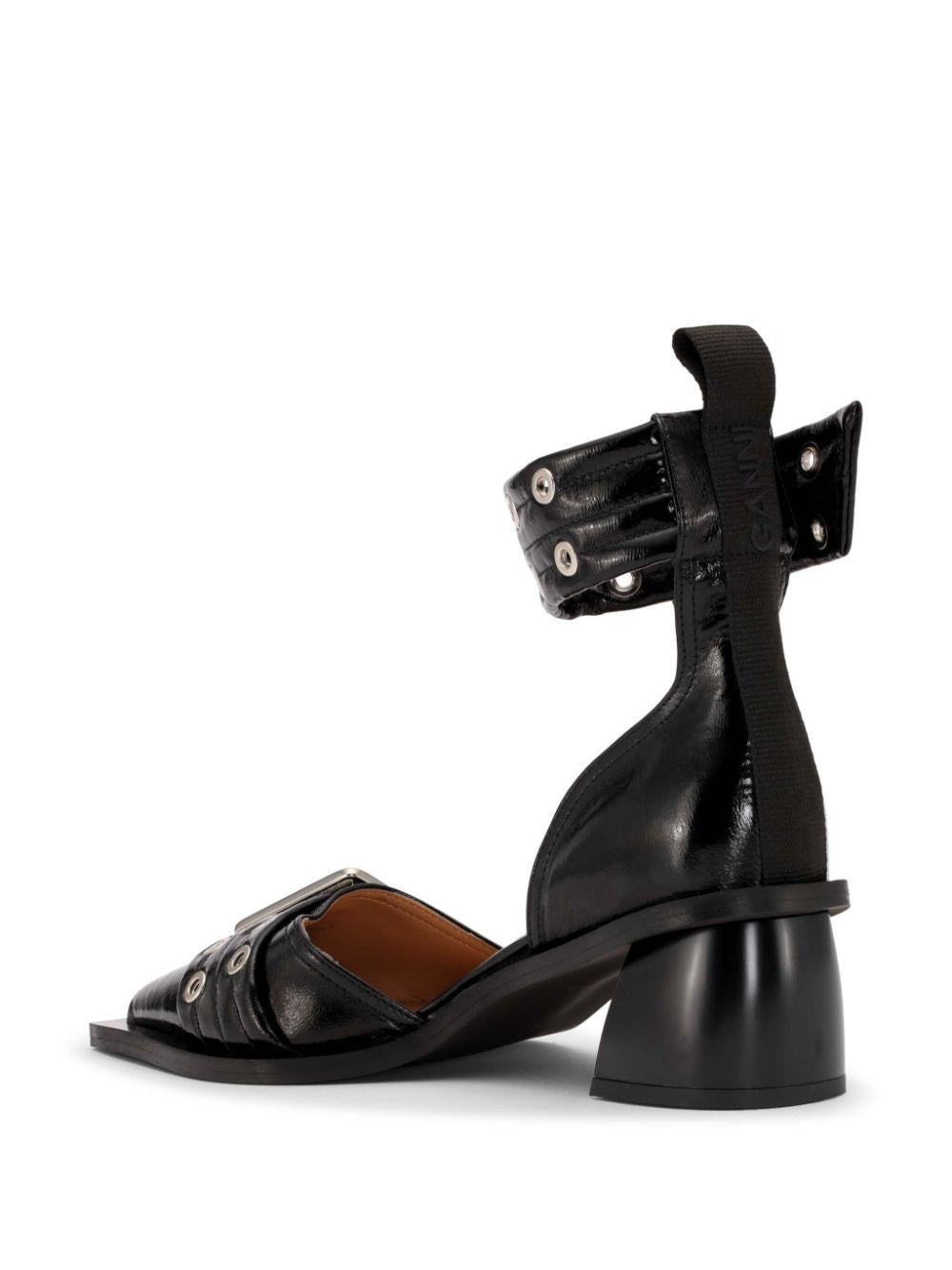 Product photo 2 for product Feminine Buckle Open Cut Pump Naplack
