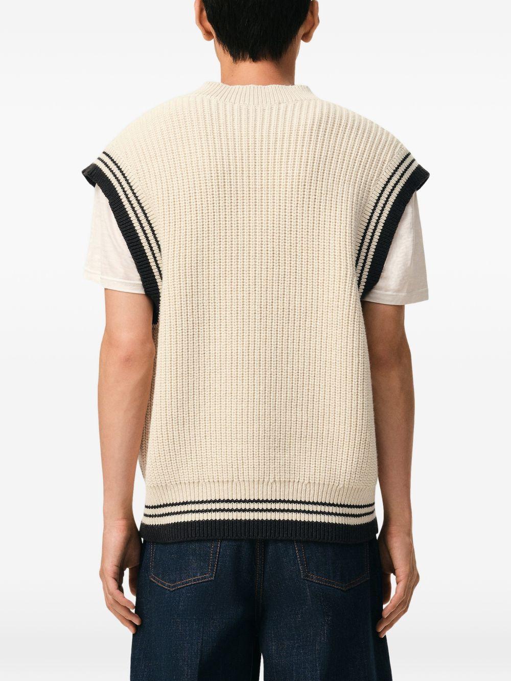 Product photo 3 for product Sleeveless V-Neck Sweater