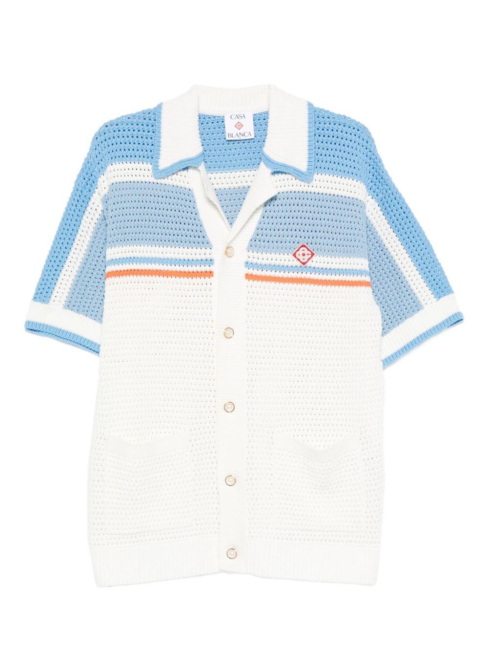 Product image of Faux Crochet Shirt