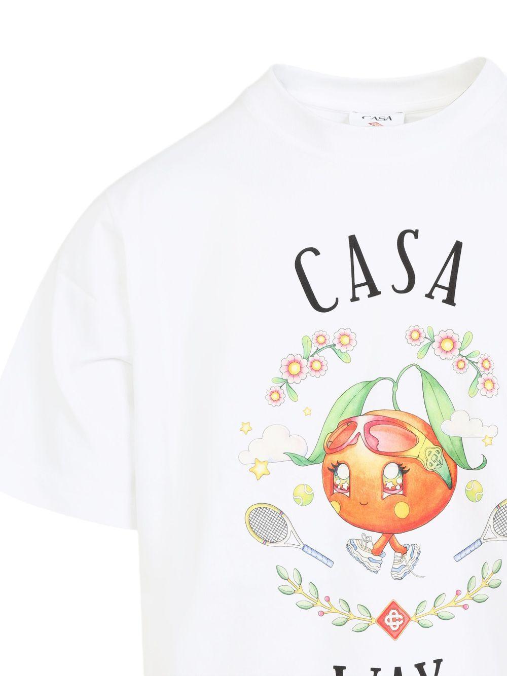 Product photo 3 for product Orange Mascot Print T-Shirt