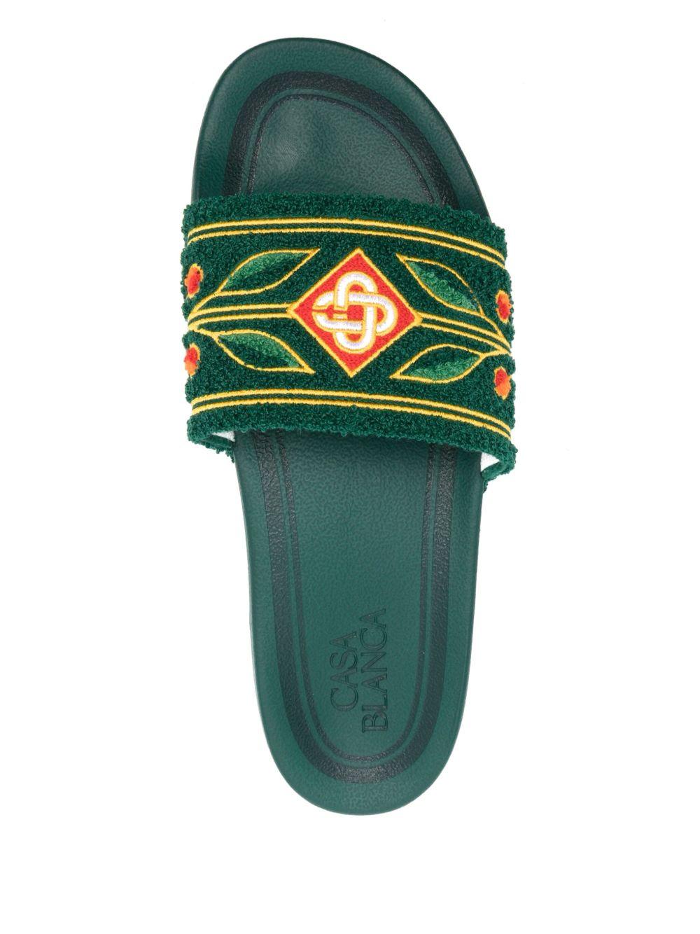 Product photo 2 for product Embroidered Terry Slider