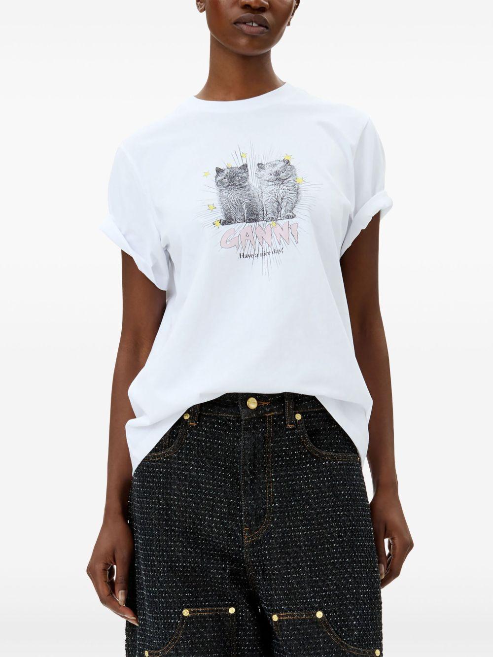 Product photo 3 for product Basic Jersey Kittens Relaxed T-Shirt