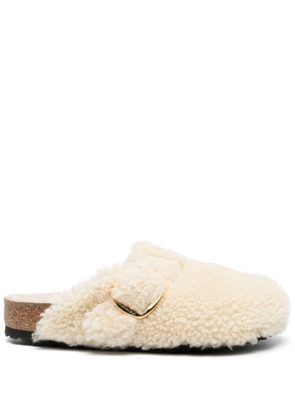 Product image of Boston Shearling Eggshell Sandal