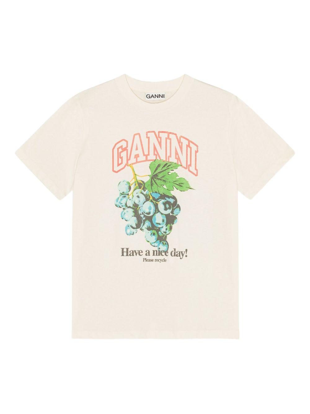 Product image of Basic Cotton Jersey Grapes Relaxed T-shirt