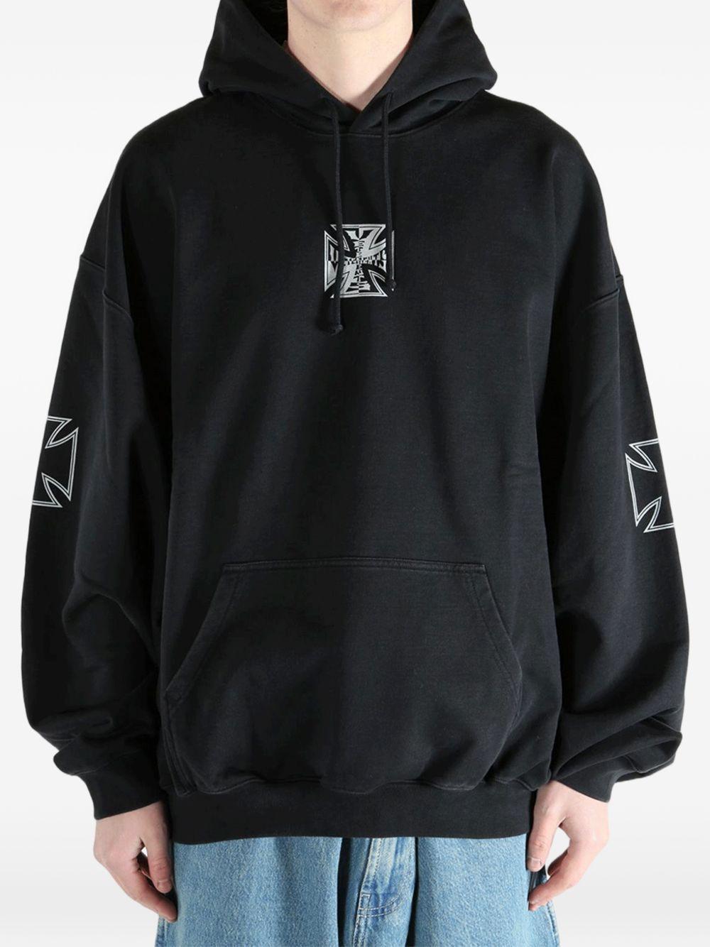 Product photo 4 for product Triple Biker Cross Hoodie