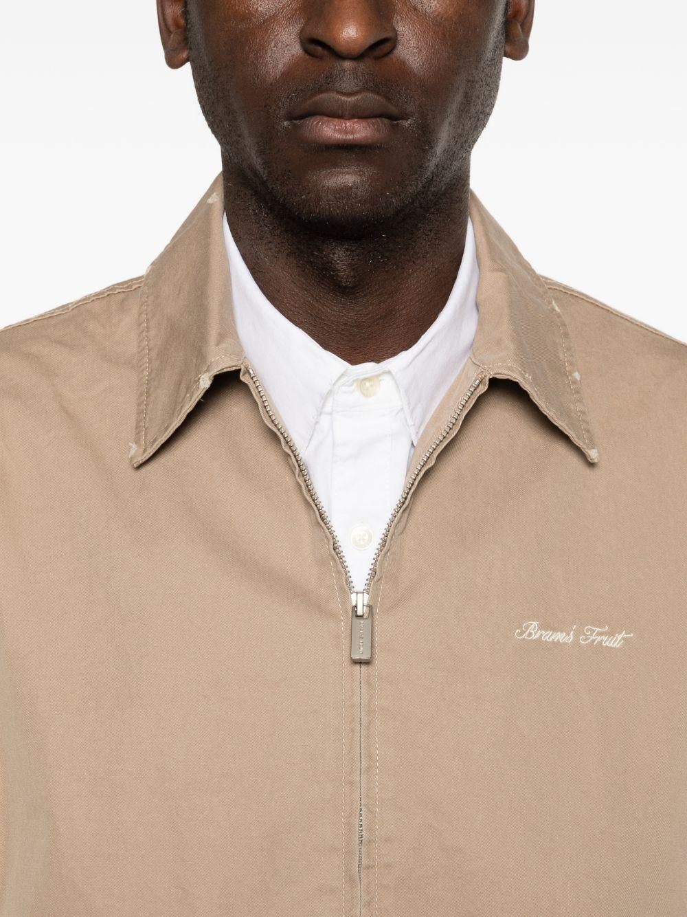 Product image of Script Logo Distressed Jacket