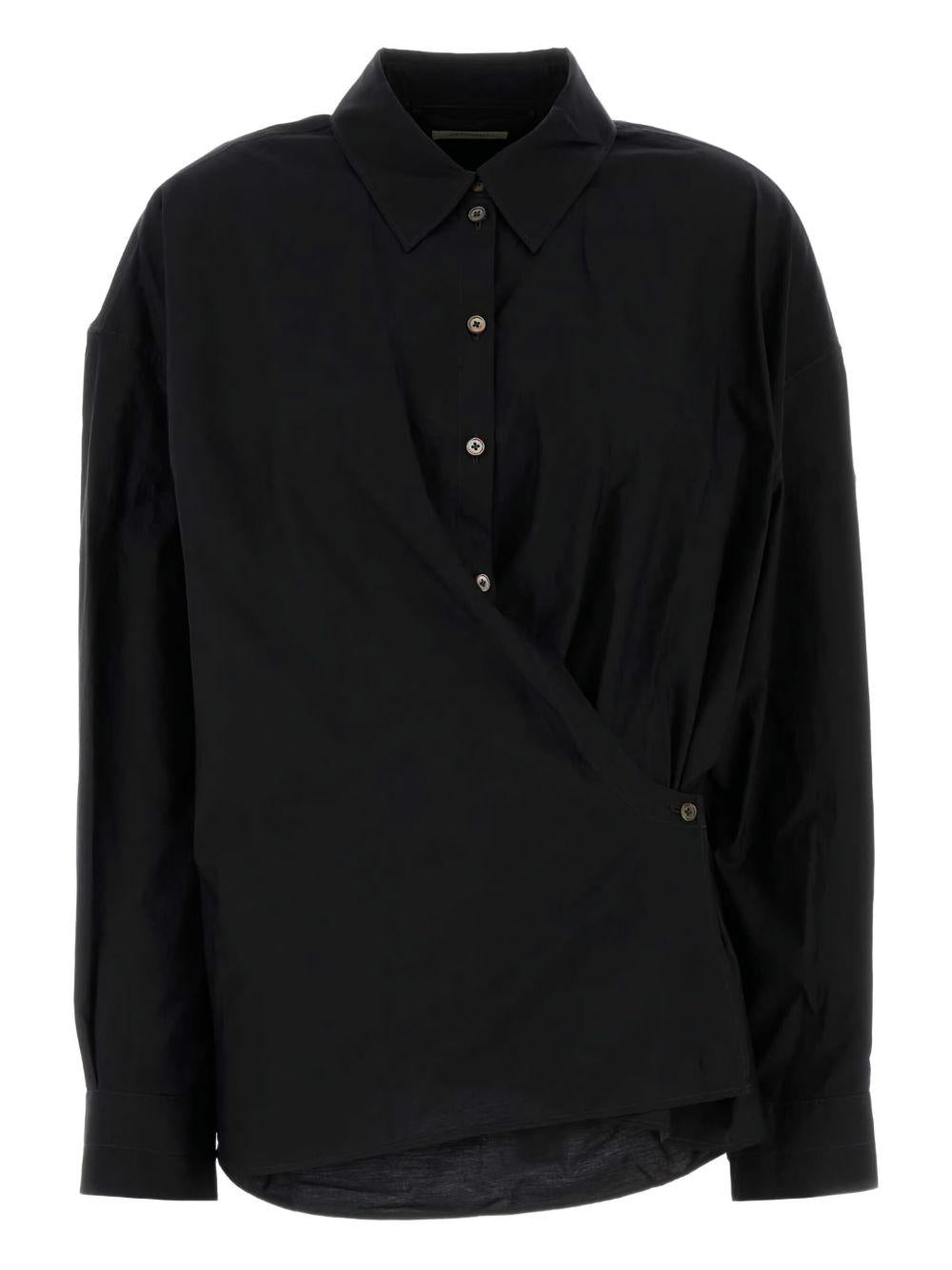 Product image of Straight Collar Twisted Shirt