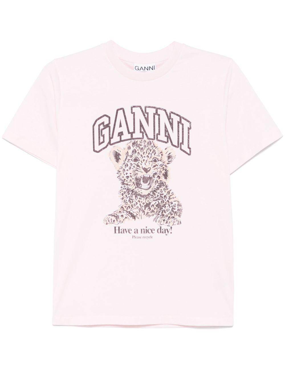 Product image of Basic Jersey Leopard Relaxed T-shirt