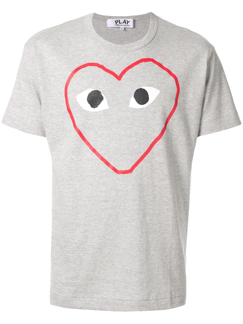 Product photo 1 for product Red Heart Outline T-Shirt