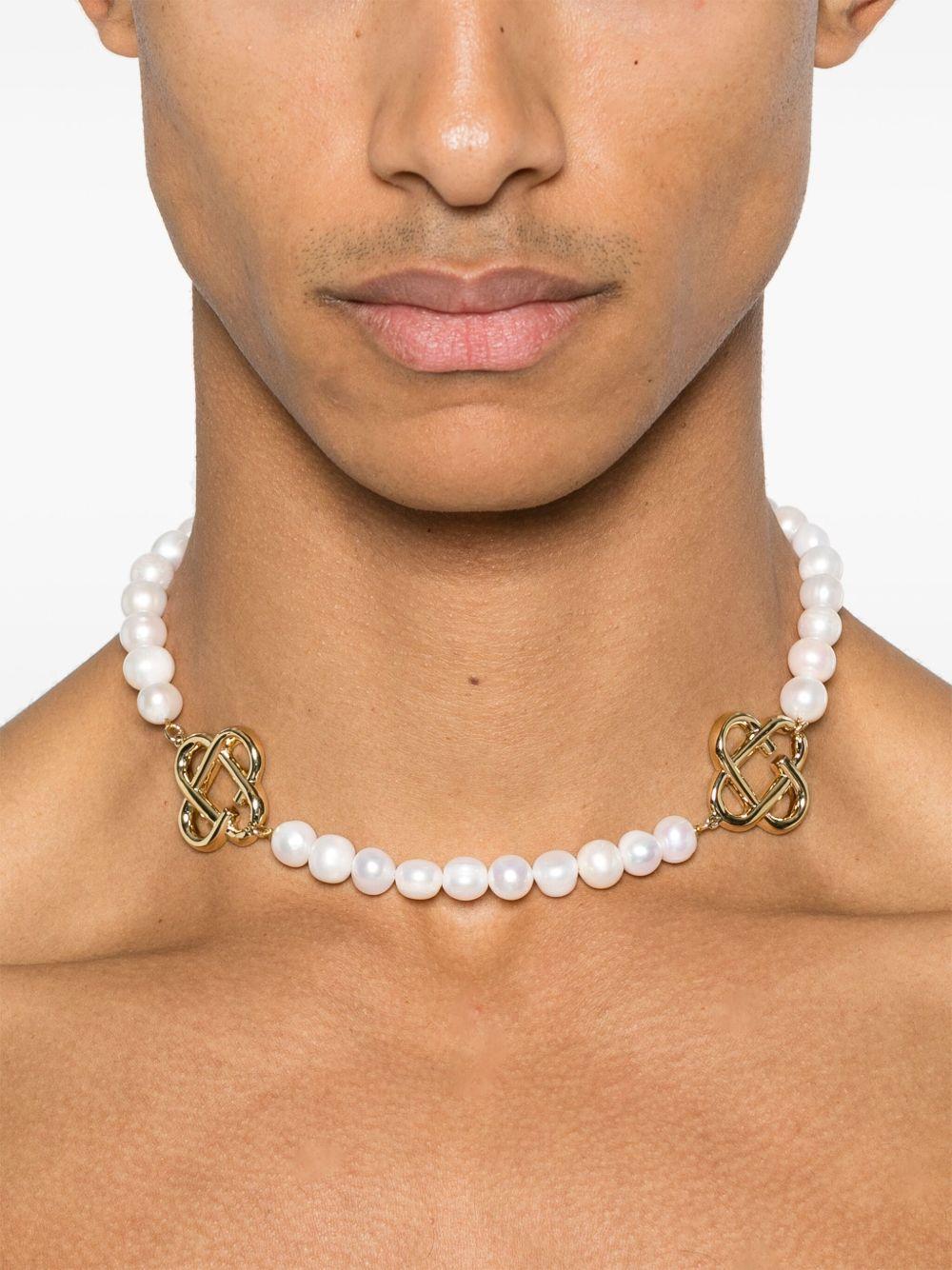 Product photo 2 for product Medium Pearl Logo Necklace