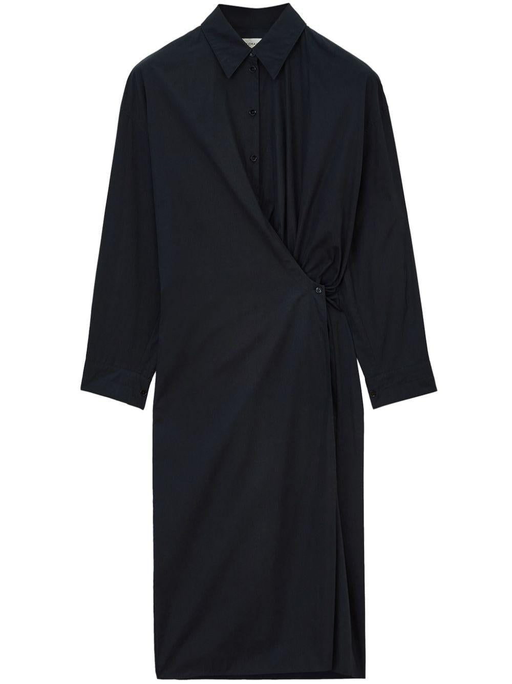 Product image of Straight Collar Twisted Dress