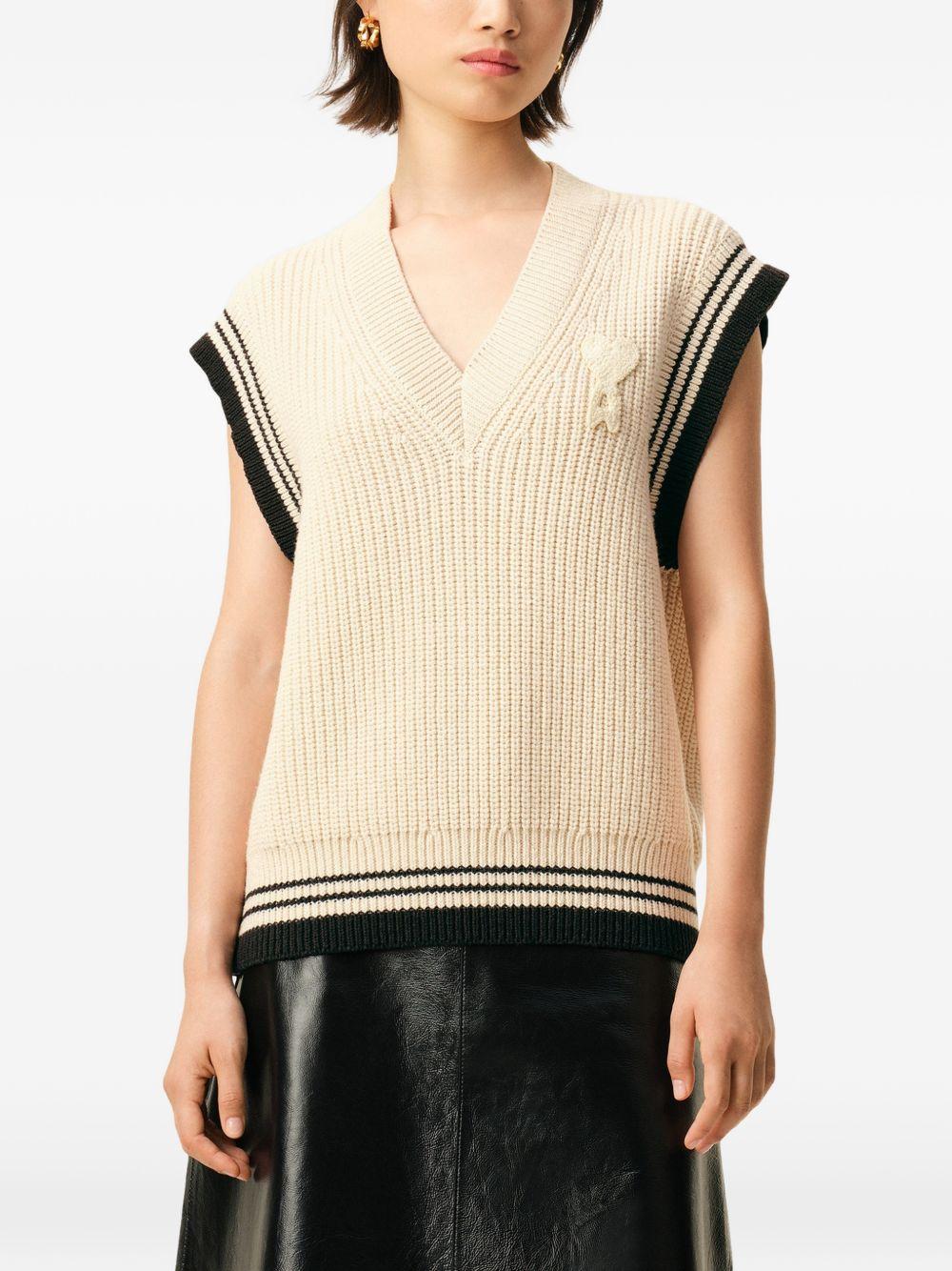 Product image of Sleeveless V-Neck Sweater
