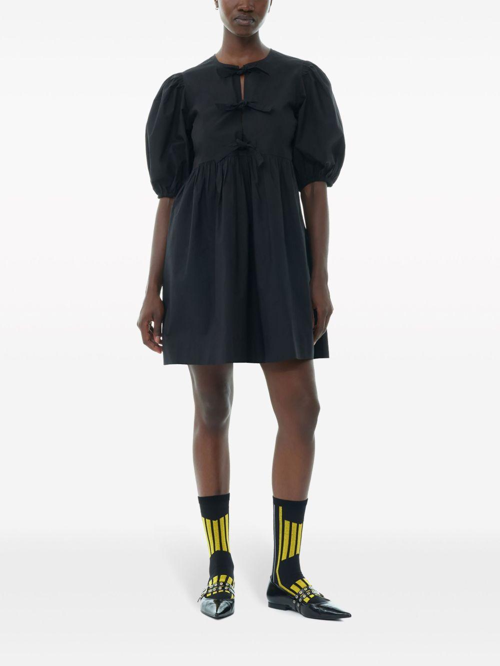 Product image of Cotton Poplin Tie String Mini Dress