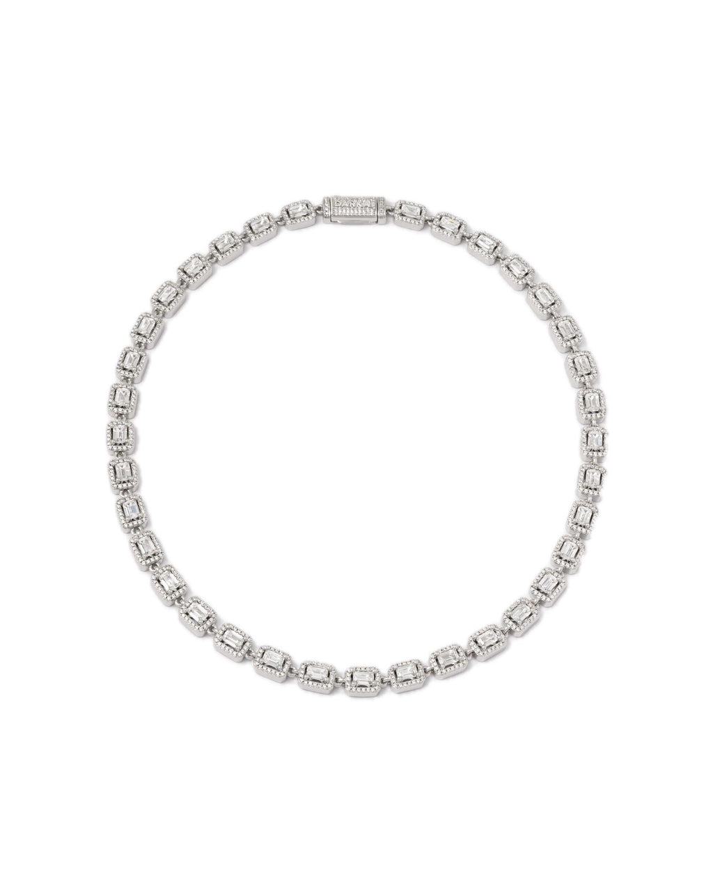 Product photo 2 for product Tennis Baguette Necklace