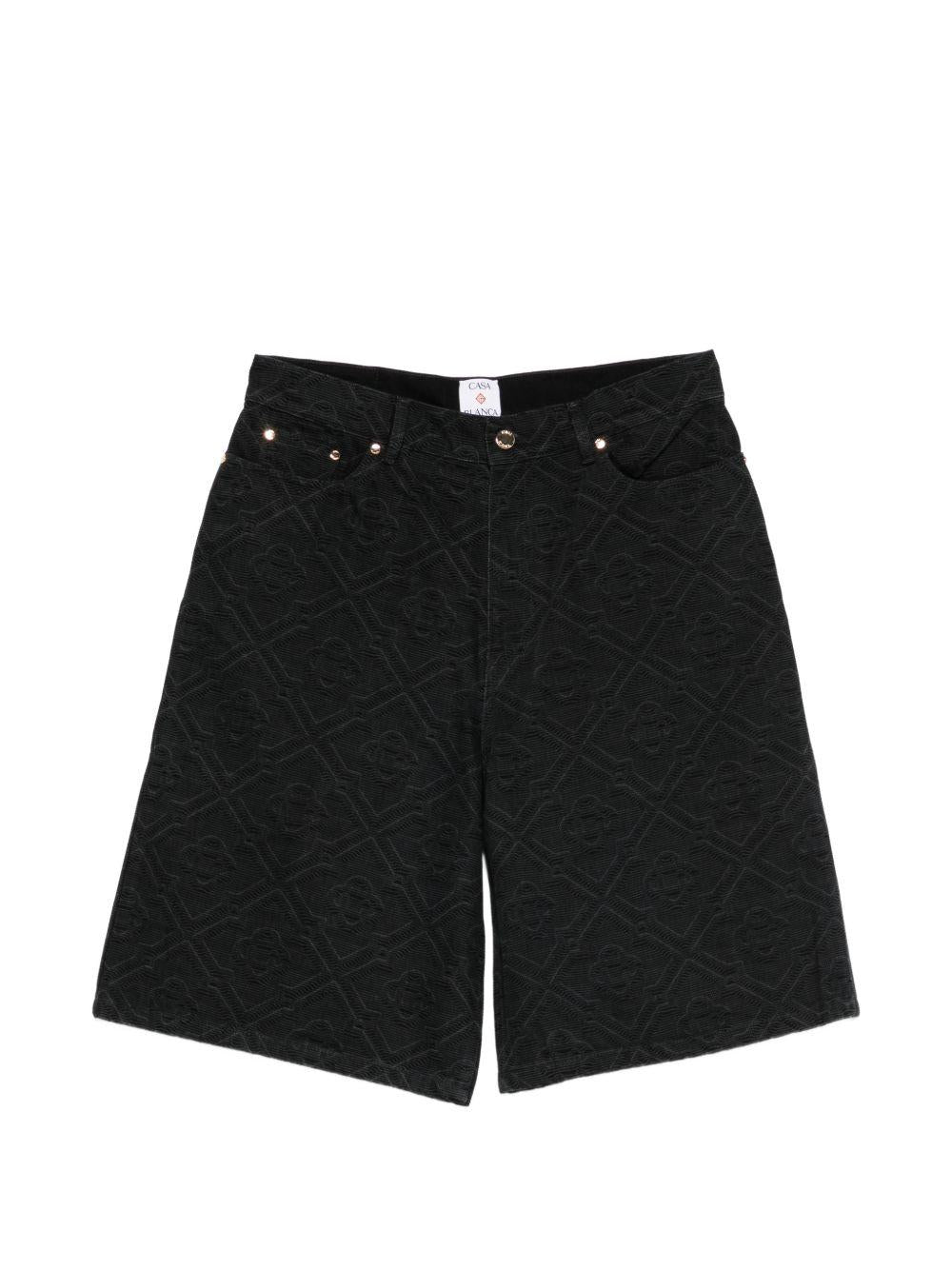 Product image of Monogram Laser Denim Shorts
