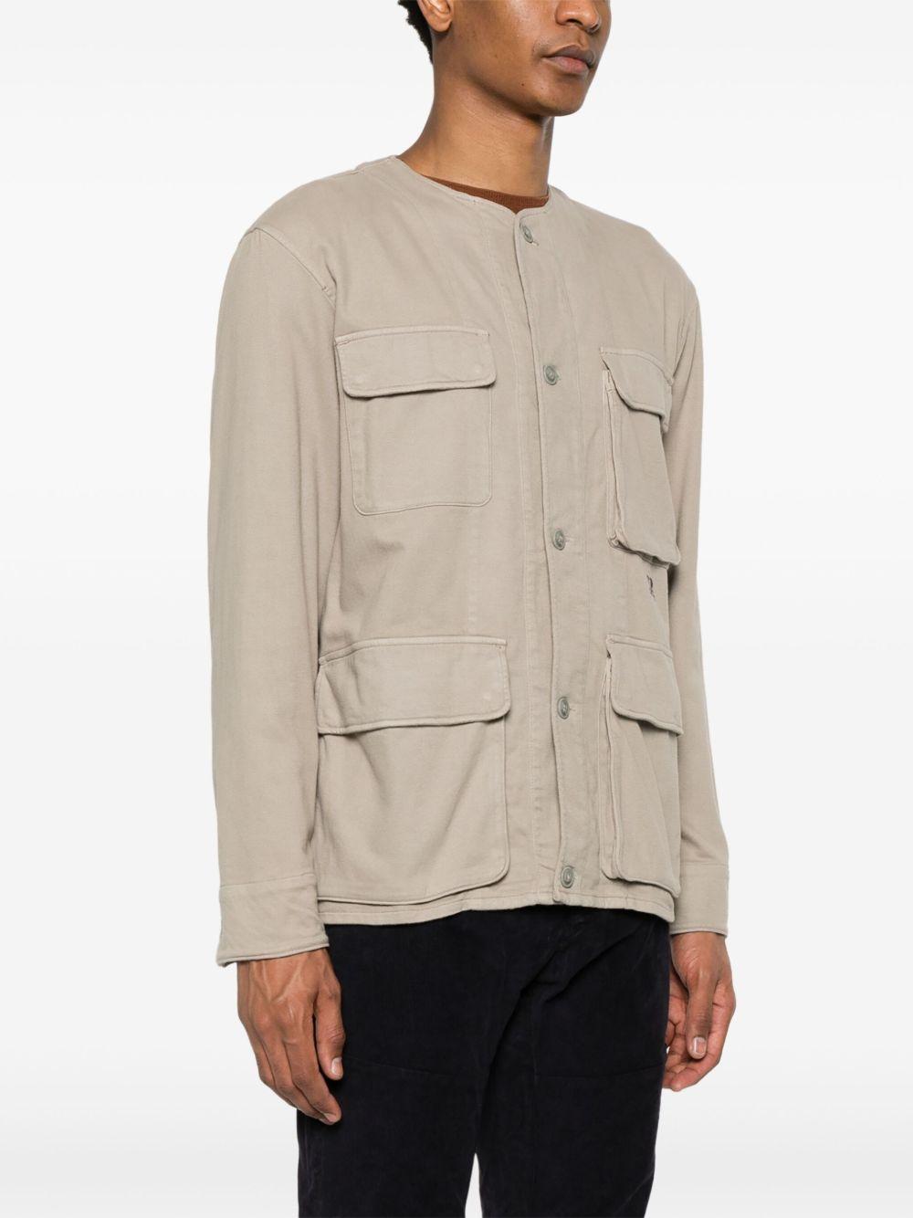 Product image of Armored Stretch Satin Overshirt