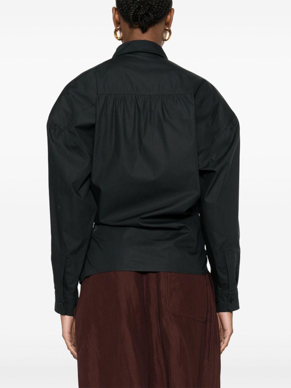 Product photo 3 for product Straight Collar Twisted Shirt