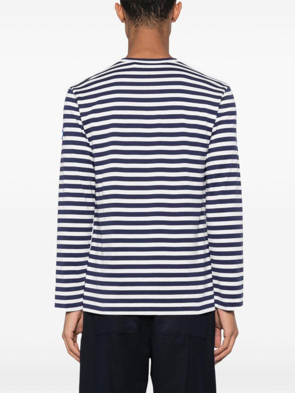 Product photo 3 for product Double Side Heart Striped LS T-Shirt