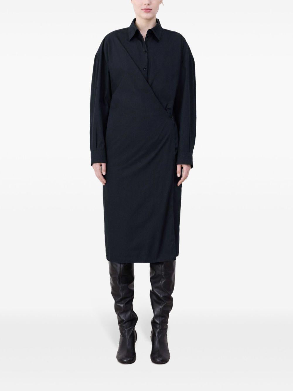 Product photo 2 for product Straight Collar Twisted Dress