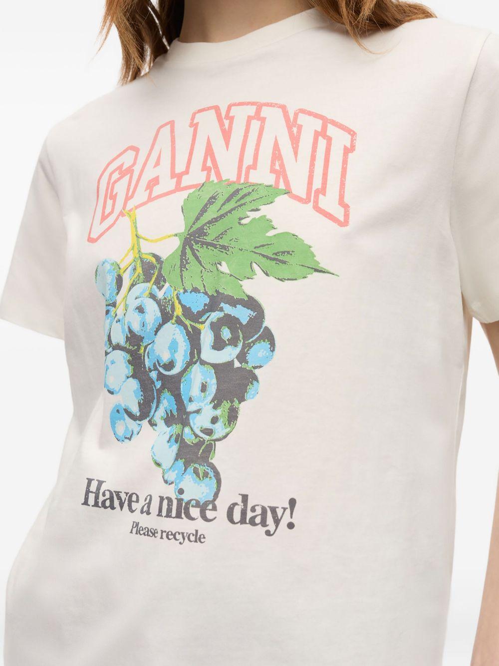 Product photo 4 for product Basic Cotton Jersey Grapes Relaxed T-shirt