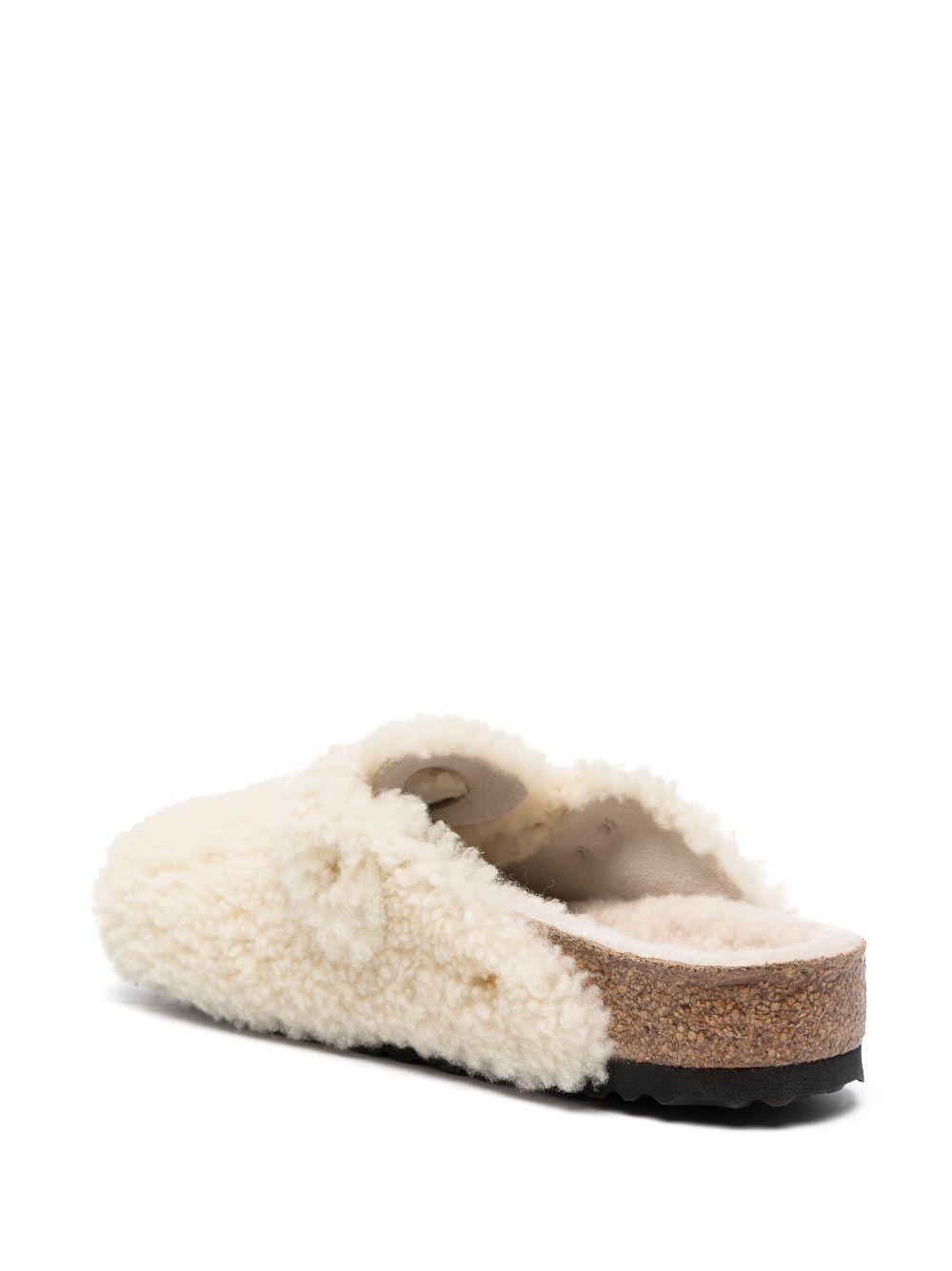 Product image of Boston Shearling Eggshell Sandal