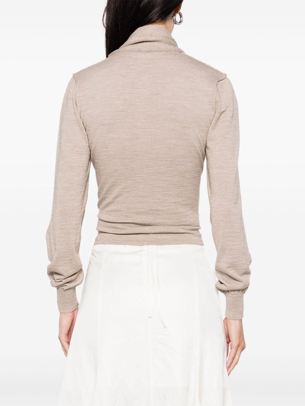 Product image of Twisted Cardigan With Scarf