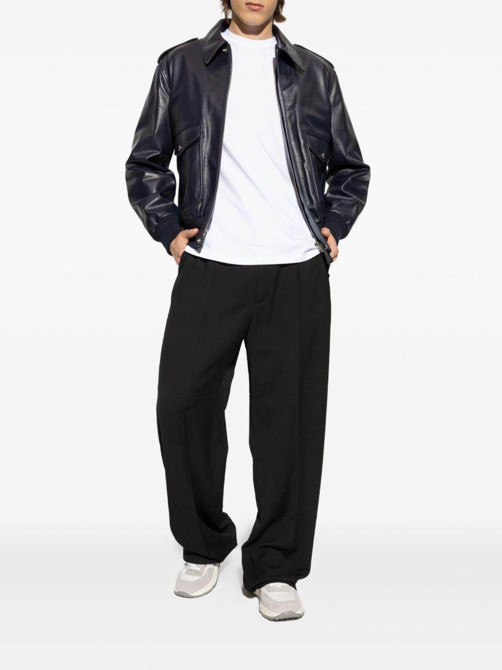Product photo 2 for product Leather Bomber Jacket