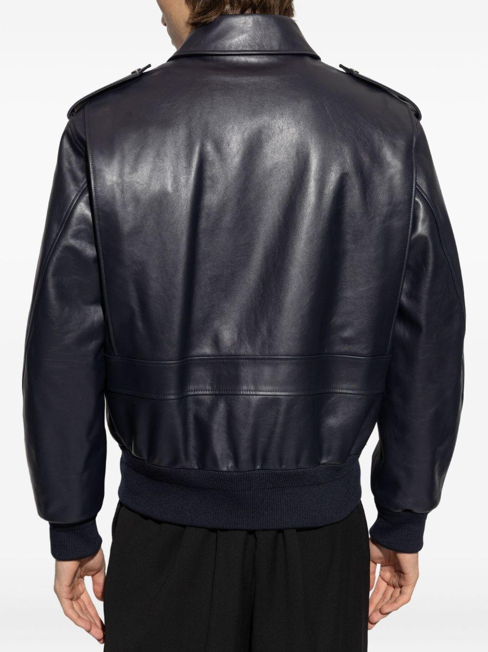 Product photo 4 for product Leather Bomber Jacket