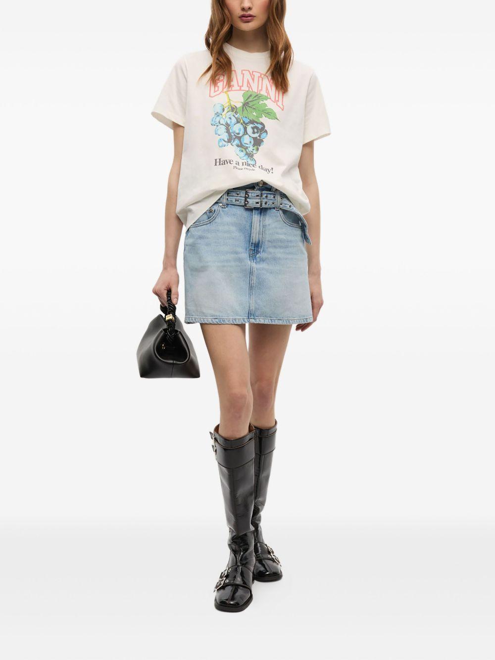 Product photo 3 for product Basic Cotton Jersey Grapes Relaxed T-shirt