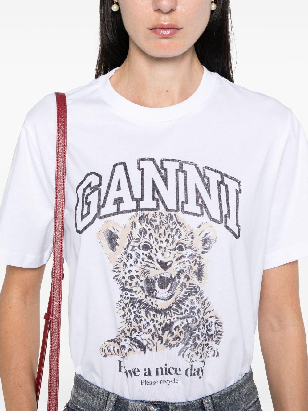Product image of Basic Jersey Leopard Relaxed T-shirt