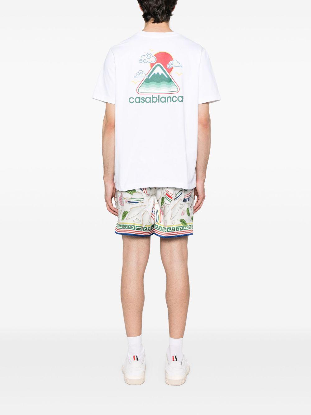 Montagne Ondulée Print T-Shirt – Ekademe