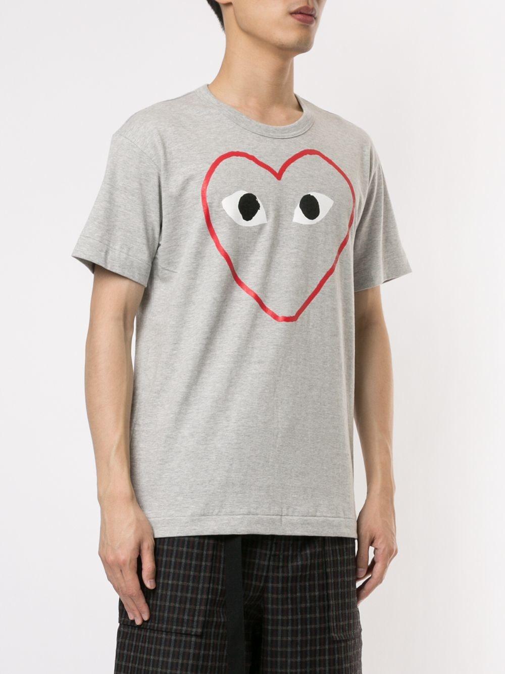 Product photo 3 for product Red Heart Outline T-Shirt