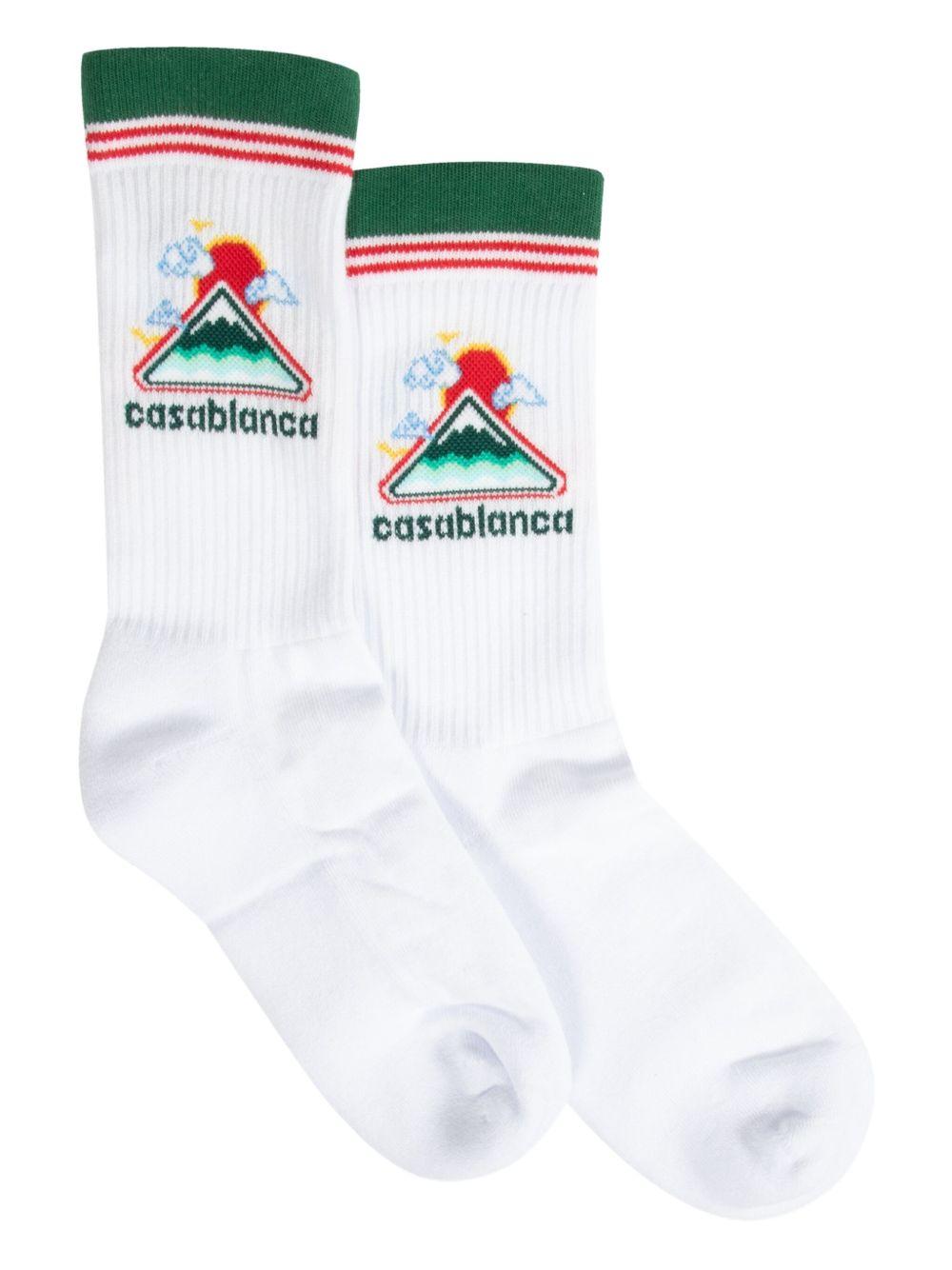 Product image of Montagne Ondulée Print Socks