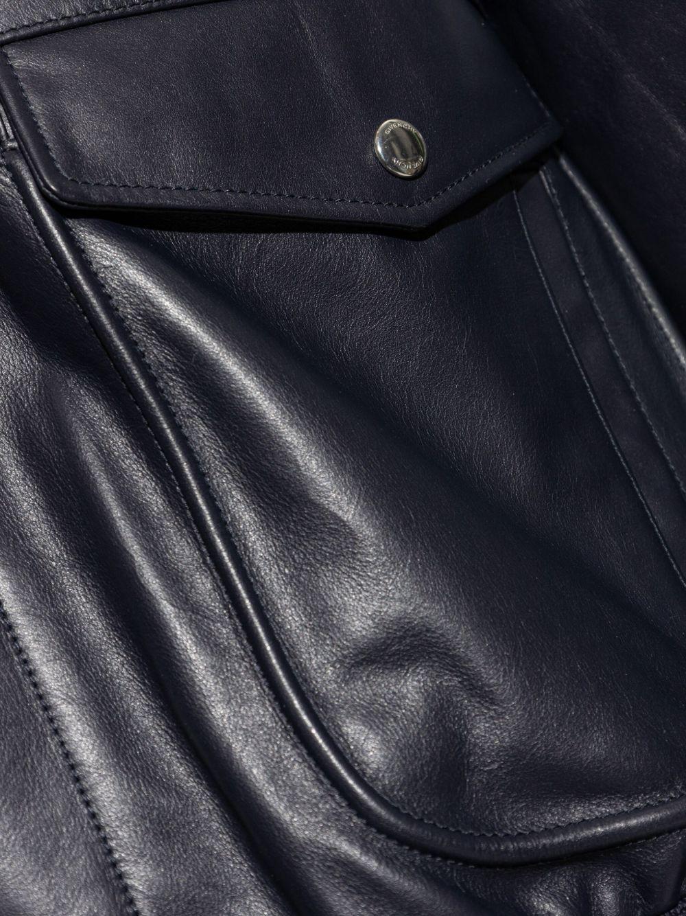 Product photo 3 for product Leather Bomber Jacket